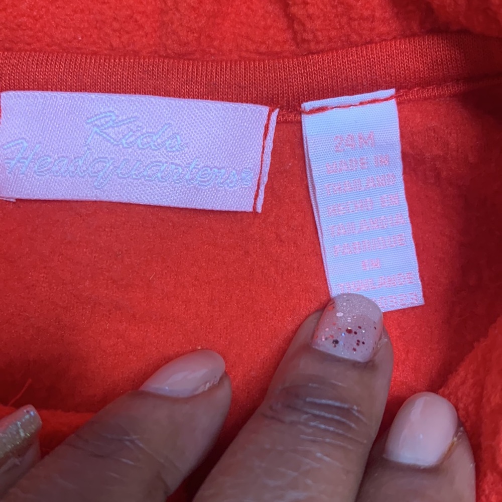 SOLD - Red Girls 24m Jacket - Picture 2 of 5